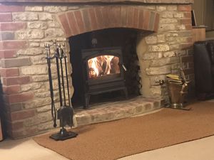 Roaring fire! - click for photo gallery